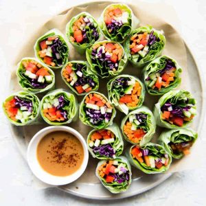 Vegetable Spring Rolls (4 pc)